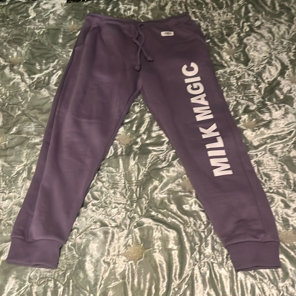 Purple Milk Magic sweat pants